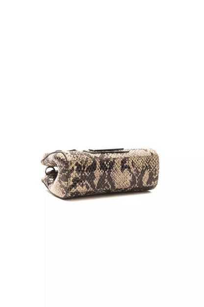 Mini sac à main Pompei Donatella en cuir marron pour femme