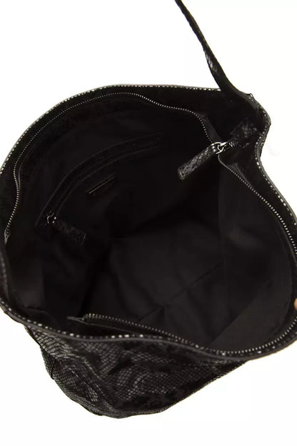 Sac à bandoulière Pompei Donatella en cuir gris pour femme