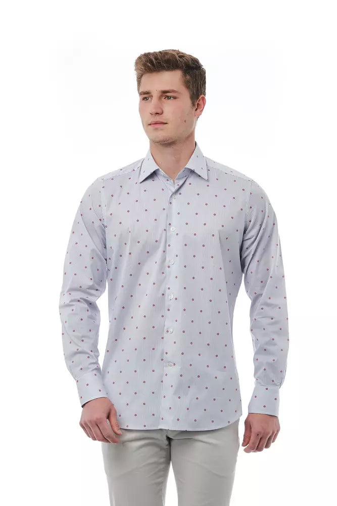 Bagutta Multicolor Cotton Men Shirt by Bagutta