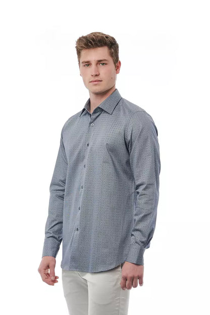 Bagutta Black Cotton Men's Shirt by Bagutta