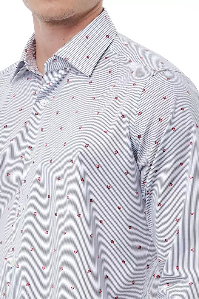 Bagutta Multicolor Cotton Men Shirt by Bagutta