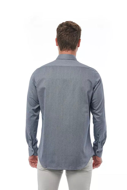 Bagutta Black Cotton Men's Shirt by Bagutta