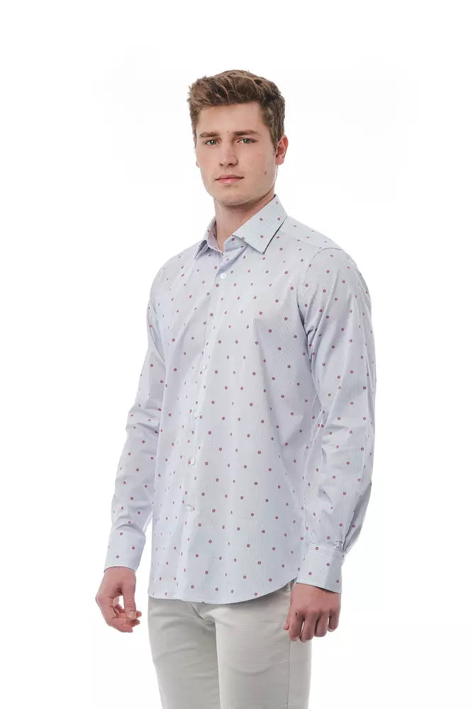Bagutta Multicolor Cotton Men Shirt by Bagutta