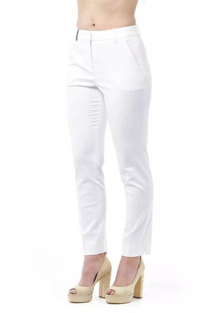 Peserico Chic High Waist Cigarette Leg Trousers by Peserico
