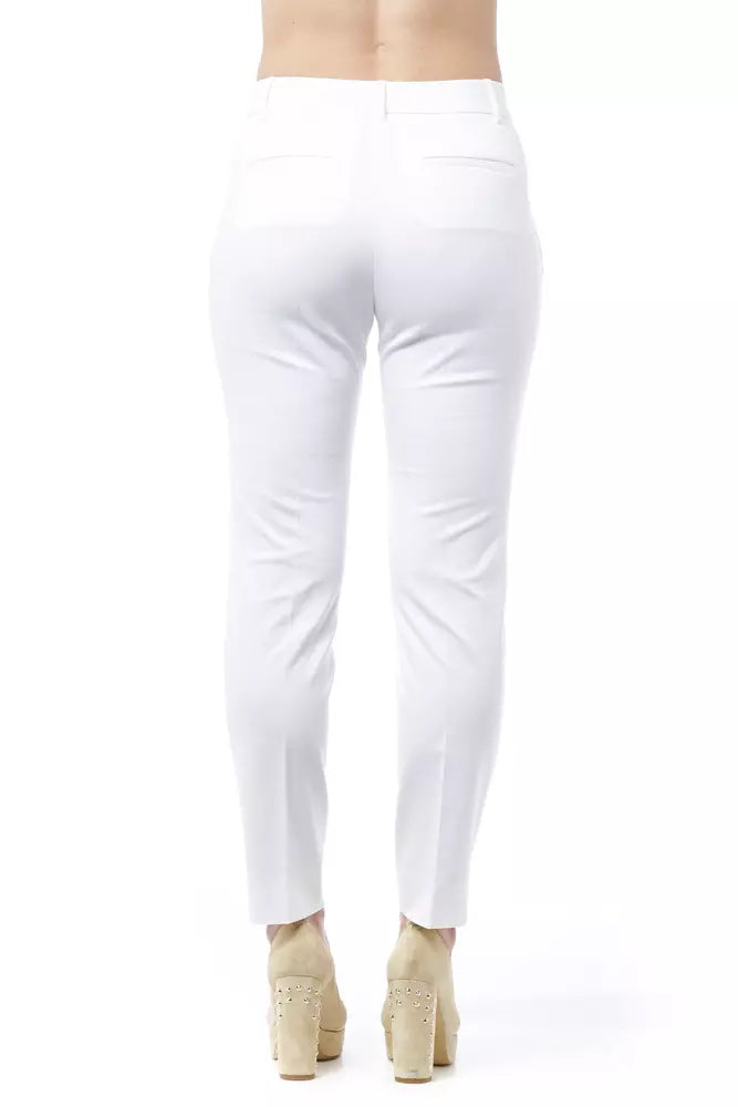 Peserico Chic High Waist Cigarette Leg Trousers by Peserico