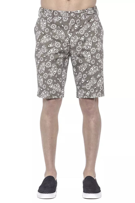 Bermuda homme en coton vert PT Torino