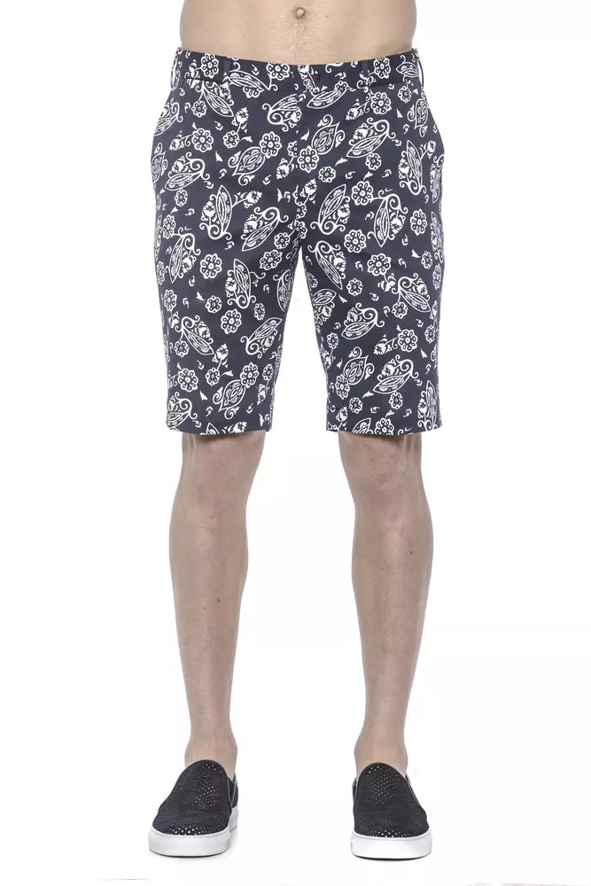 Bermuda homme en coton bleu PT Torino