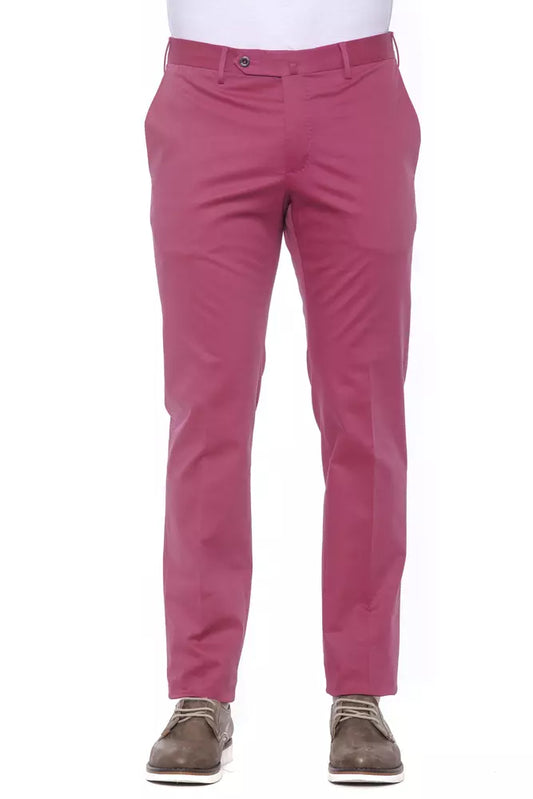 Pantalon homme en coton fuchsia PT Torino