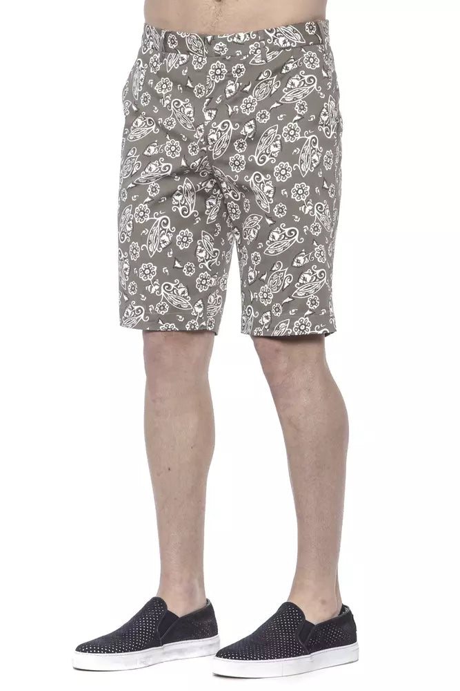 Bermuda homme en coton vert PT Torino