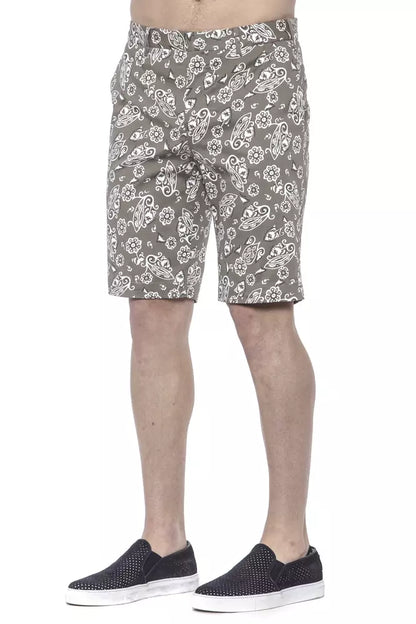 Bermuda homme en coton vert PT Torino