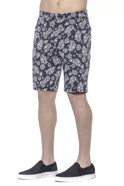 Bermuda homme en coton bleu PT Torino