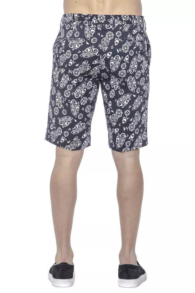 Bermuda homme en coton bleu PT Torino
