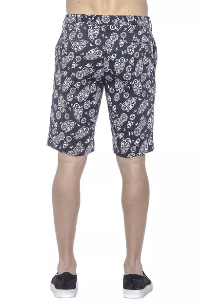 Bermuda homme en coton bleu PT Torino