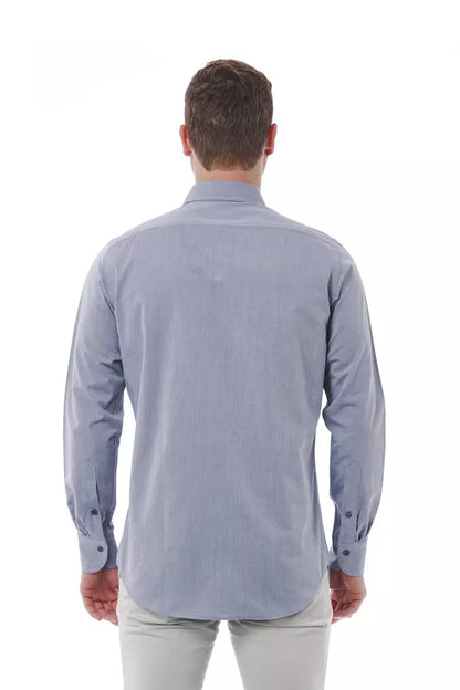 Bagutta Gray Cotton Men Shirt by Bagutta