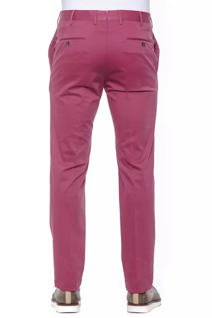 Pantalon homme en coton fuchsia PT Torino