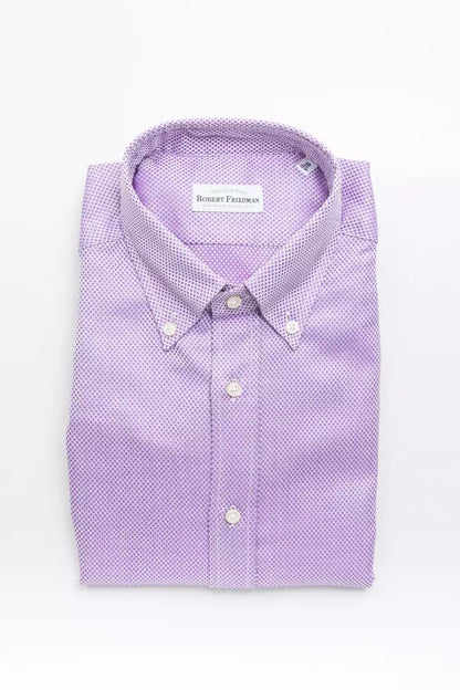 Robert Friedman Multicolor Cotton Men Shirt by Robert Friedman