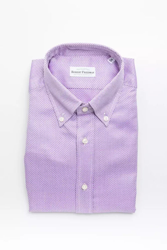 Robert Friedman Multicolor Cotton Men Shirt by Robert Friedman