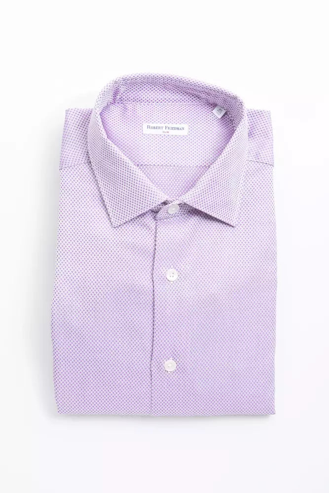 Robert Friedman Multicolor Cotton Men Shirt by Robert Friedman