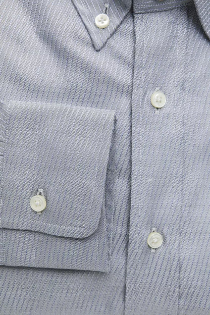 Robert Friedman Beige Cotton Men Shirt by Robert Friedman