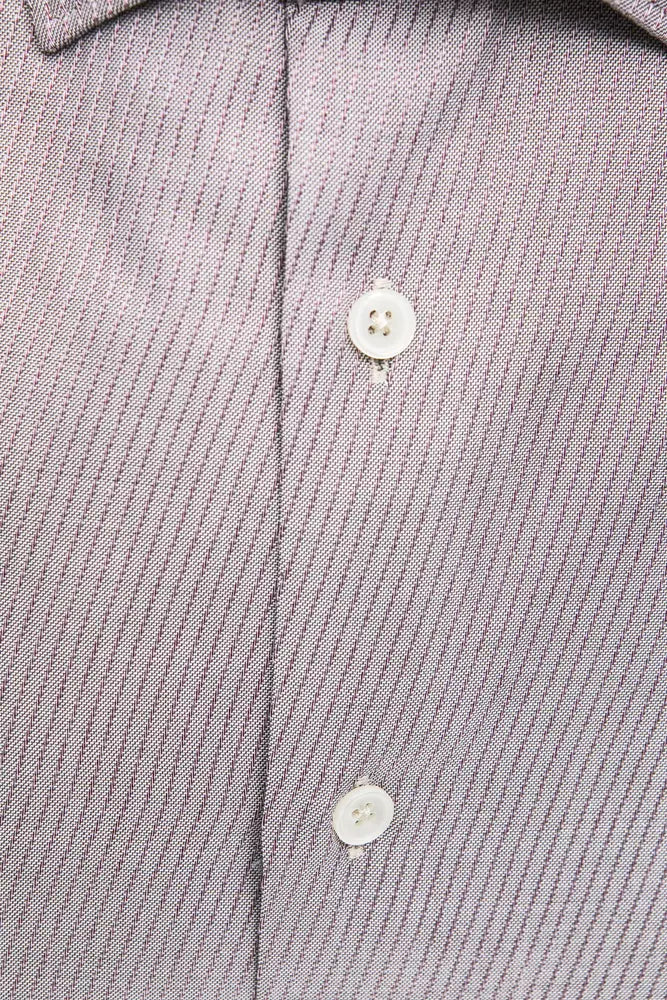 Robert Friedman Beige Cotton Men Shirt by Robert Friedman