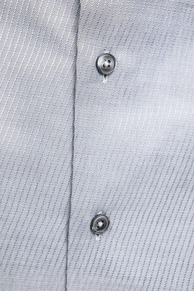Robert Friedman Beige Cotton Men Shirt by Robert Friedman