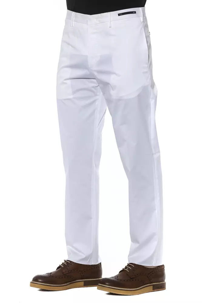 Pantalon homme en coton blanc PT Torino