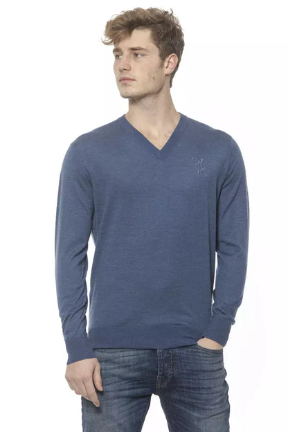 Billionaire Italian Couture Elegant Cashmere V-Neck Men's Sweater by Billionaire Italian Couture