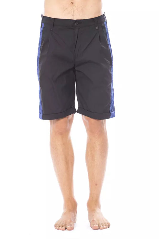 Short homme en coton noir Verri