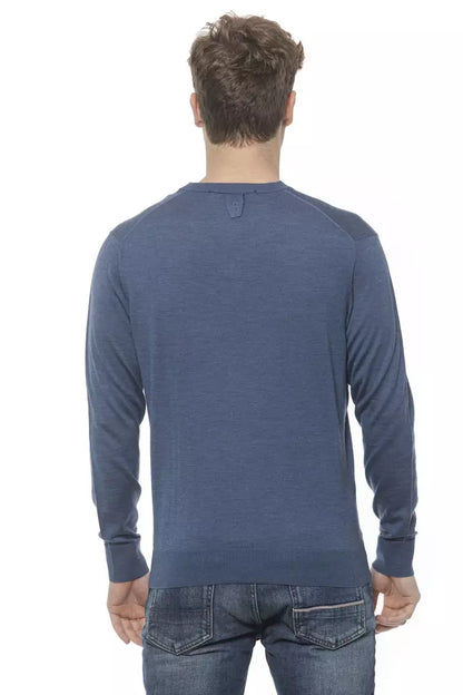 Billionaire Italian Couture Elegant Cashmere V-Neck Men's Sweater by Billionaire Italian Couture