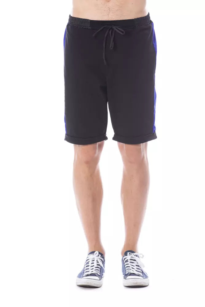 Short homme en coton noir Verri