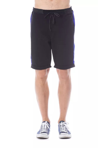 Short homme en coton noir Verri
