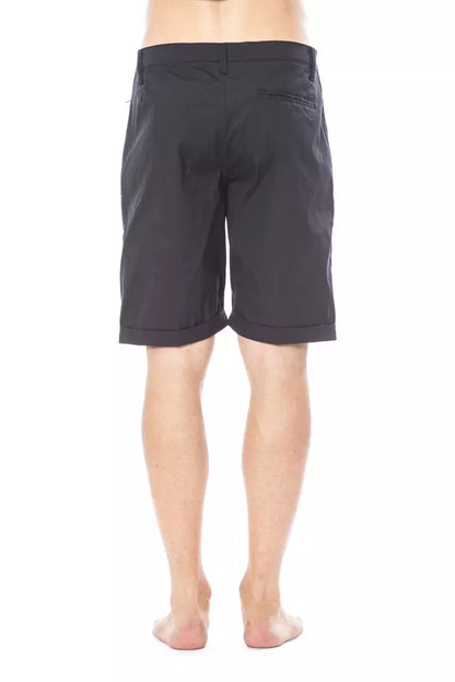 Short homme en coton noir Verri