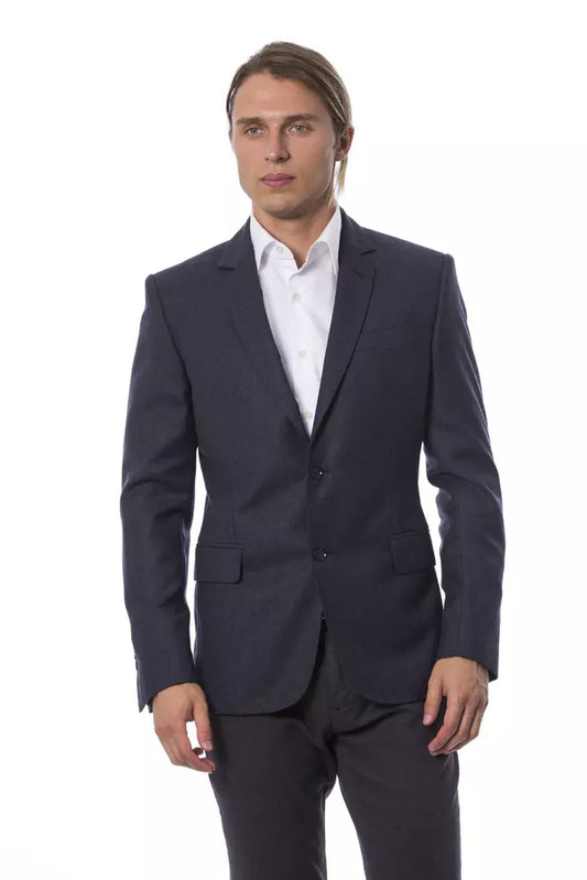 Blazer homme en laine bleue Verri