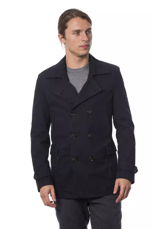 Blazer homme en coton bleu Verri