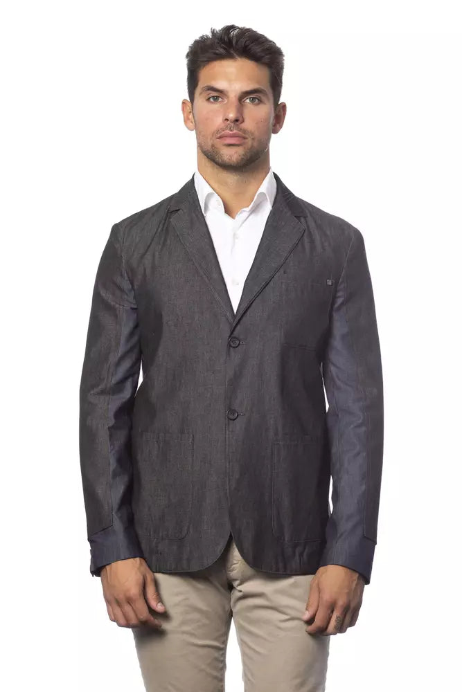 Blazer homme en coton gris Verri