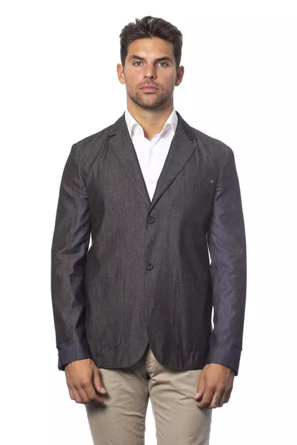 Blazer homme en coton gris Verri