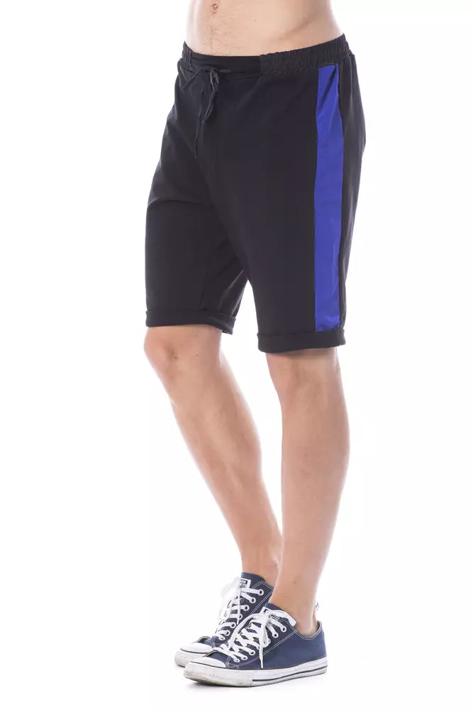 Short homme en coton noir Verri