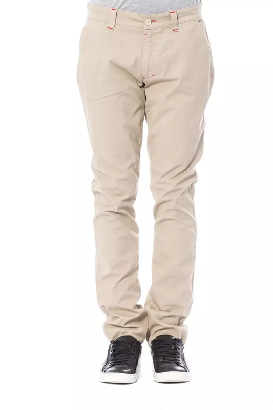 Pantalon chino Verri en coton beige pour homme
