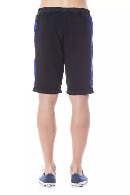 Short homme en coton noir Verri