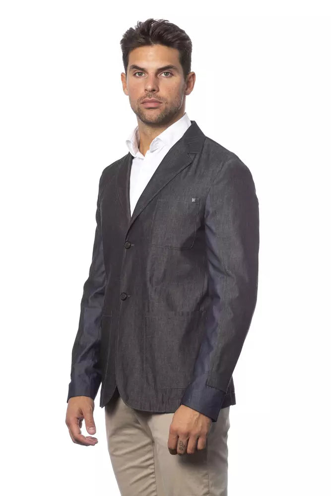 Blazer homme en coton gris Verri