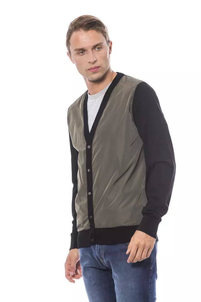 Cardigan Verri en laine multicolore pour homme