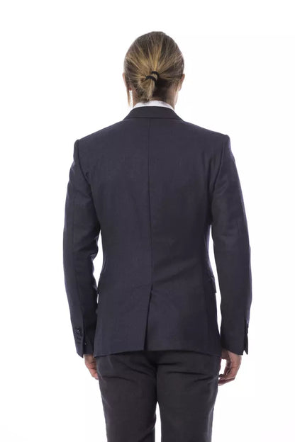 Blazer homme en laine bleue Verri