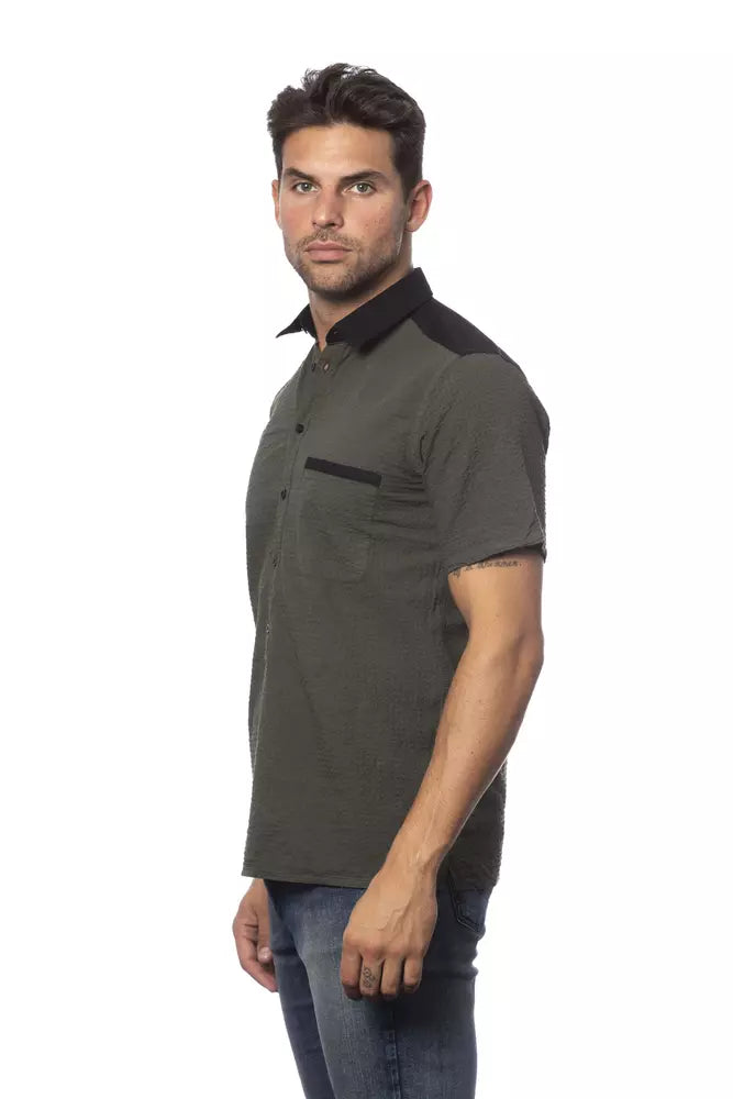 Verri Army Cotton Men Shirt by Verri