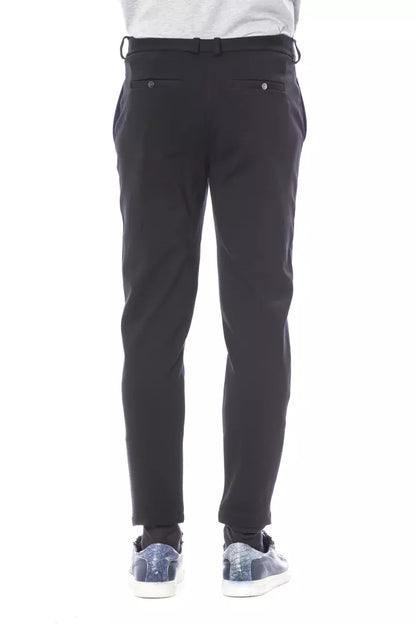 Verri Blue Viscose Men's Pant