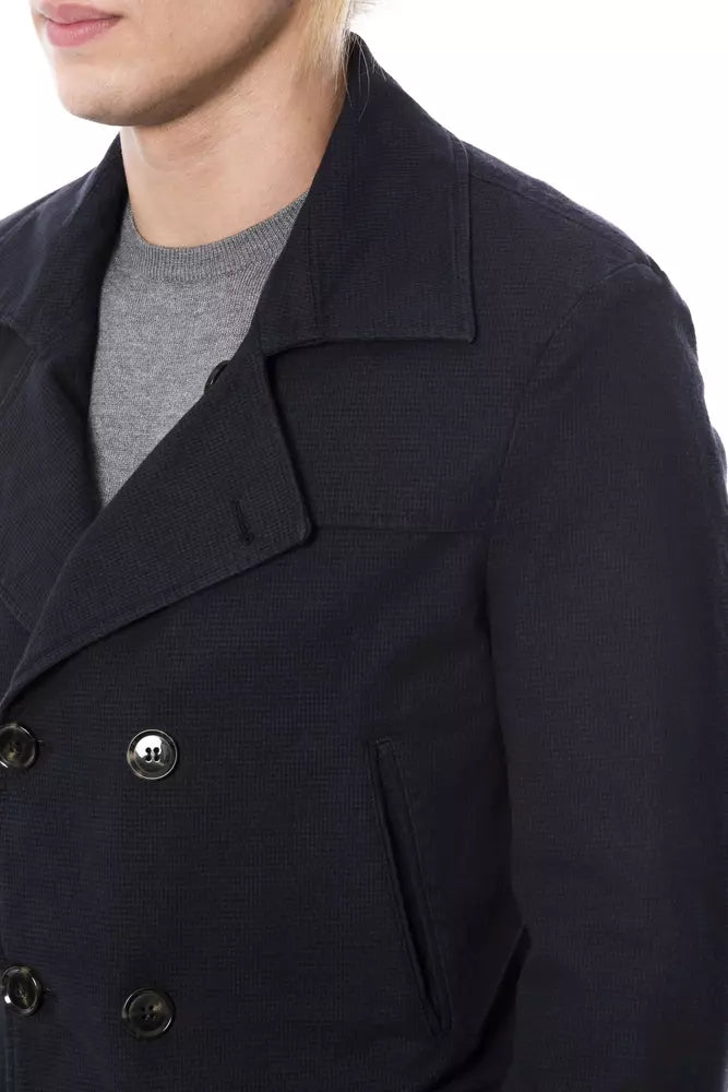 Blazer homme en coton bleu Verri