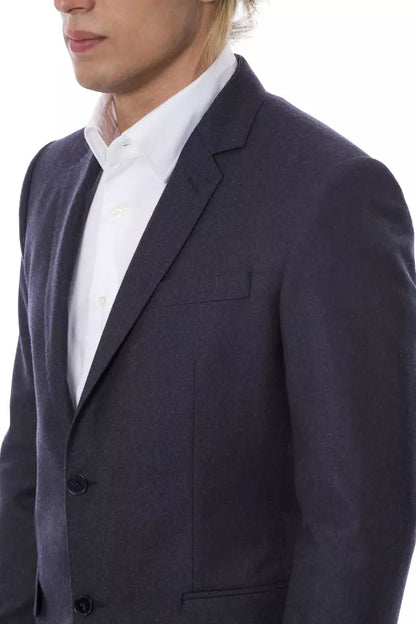 Blazer homme en laine bleue Verri