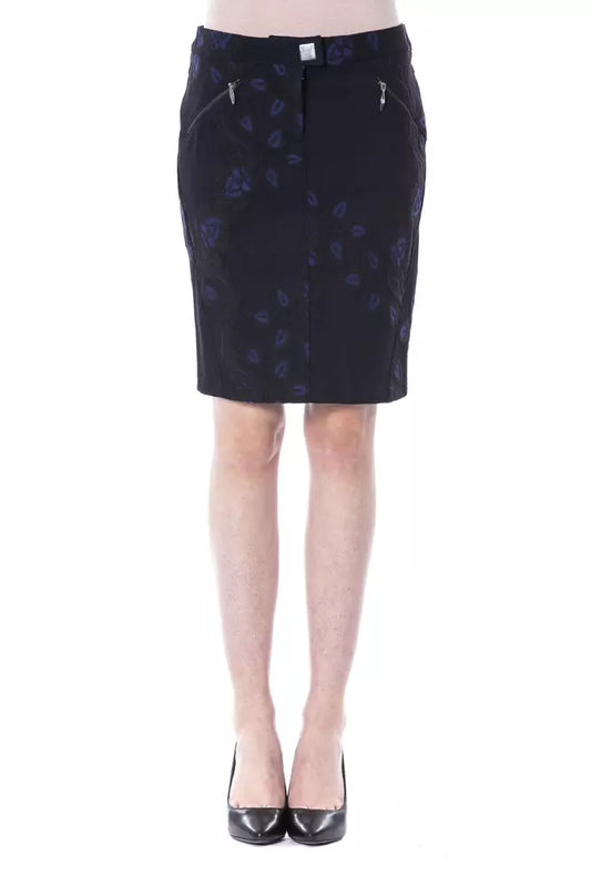 Jupe femme en coton bleu BYBLOS