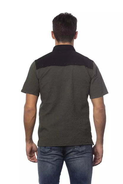 Verri Army Cotton Men Shirt by Verri