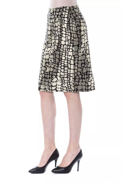 Jupe femme BYBLOS en viscose dorée