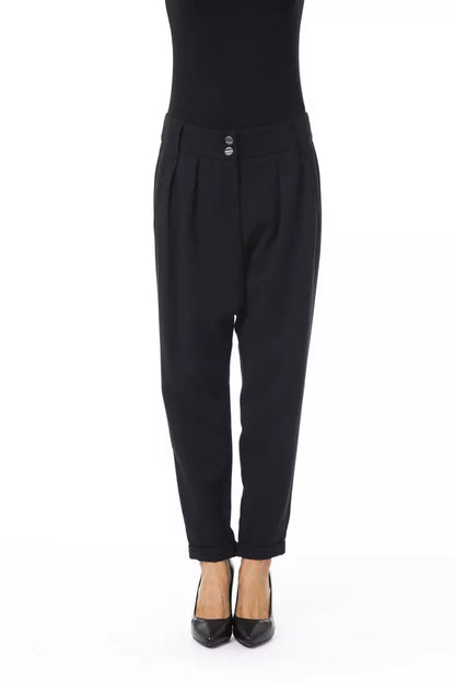 BYBLOS Black Polyester Women Pant by BYBLOS
